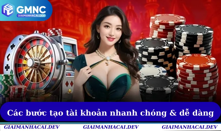 Các bước tạo tài khoản nhanh chóng & dễ dàng