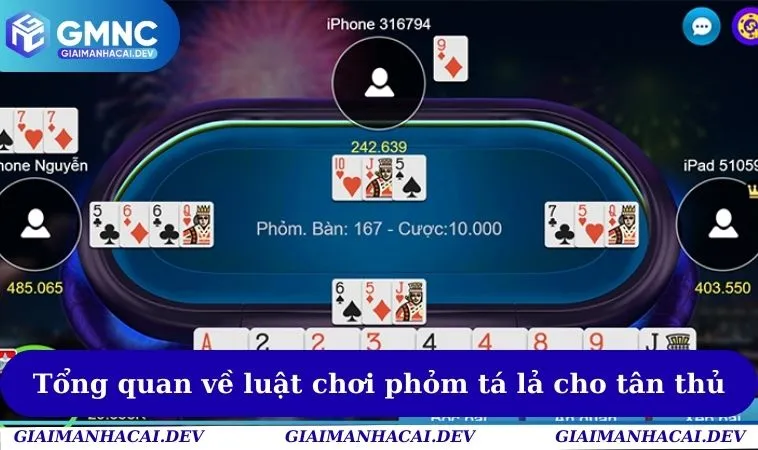 Tổng quan về luật đánh phỏm tá lả cho tân thủ