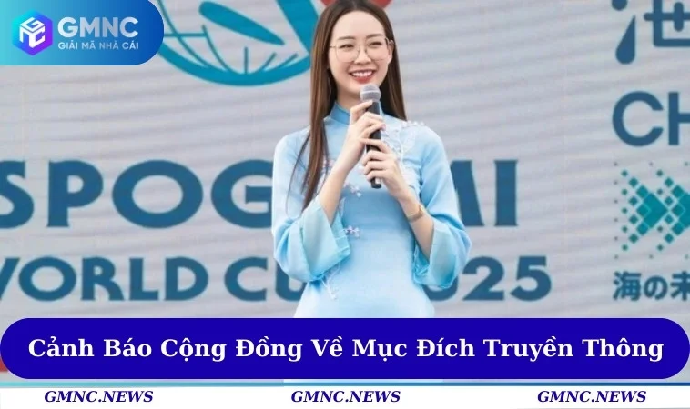 Cảnh báo cộng đồng về mục đích truyền thông