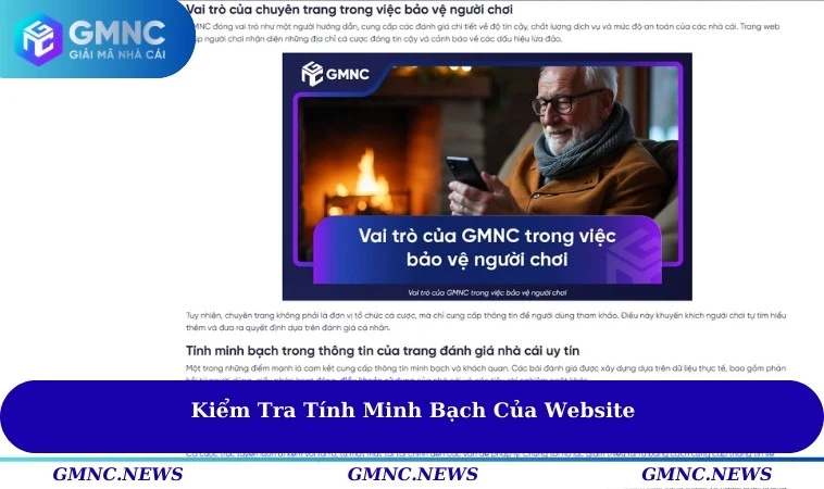 Kiểm tra tính minh bạch của website qua điều khoản sử dụng