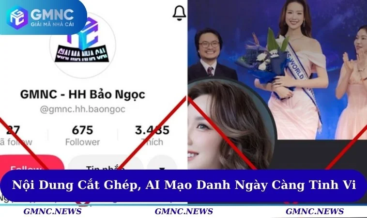 Bảo Ngọc lên tiếng về GMNC có hành vi sử dụng AI